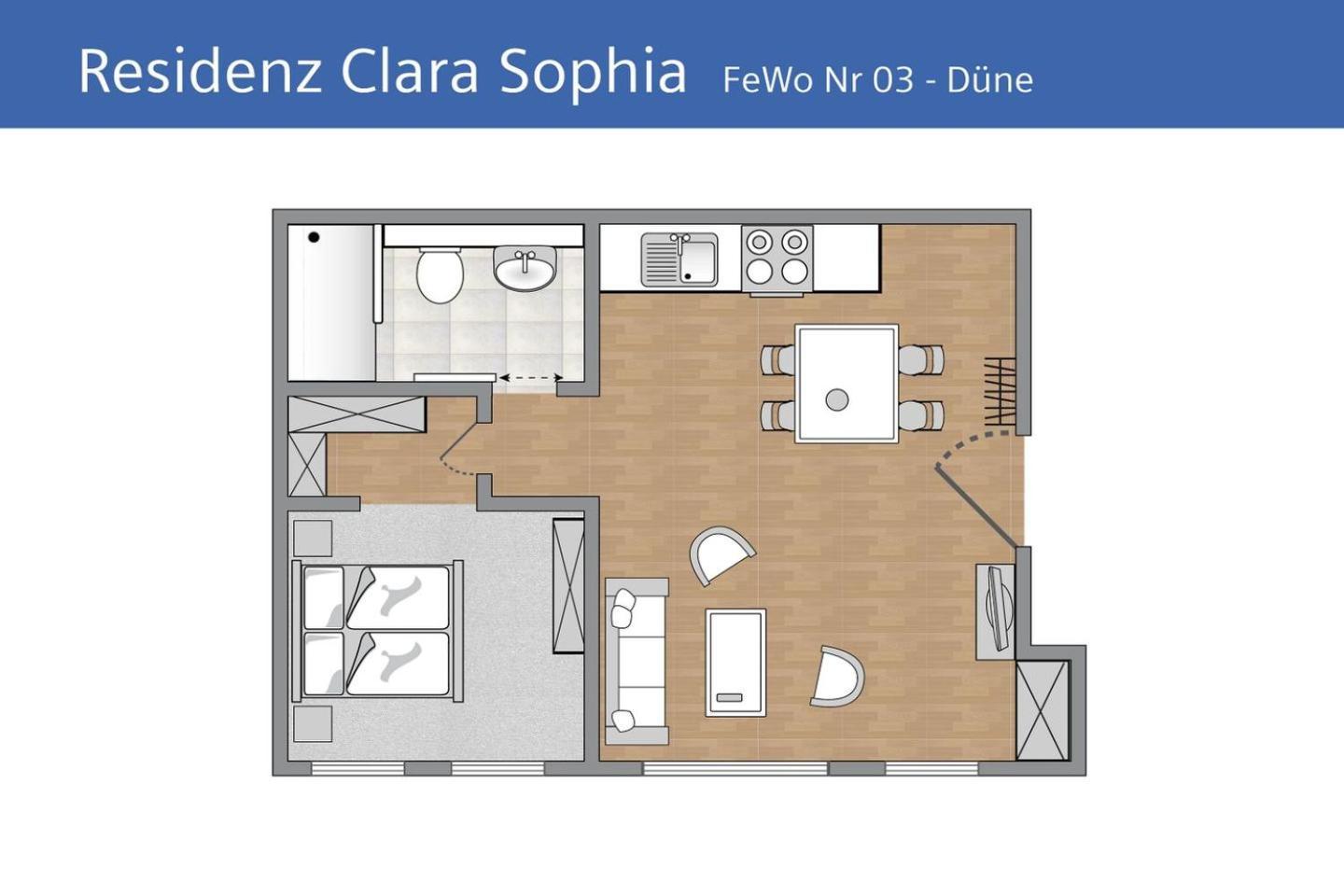 Ferienwohnung Duene In Der Residenz Clara Sophia Binz Ngoại thất bức ảnh